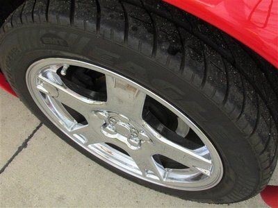 RED COUPE LOW MILES CHROME WHEELS LEATHER AUTO CLEAN TITLE FINANCE GLASS TOP AC, image 20