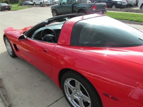 RED COUPE LOW MILES CHROME WHEELS LEATHER AUTO CLEAN TITLE FINANCE GLASS TOP AC, image 23
