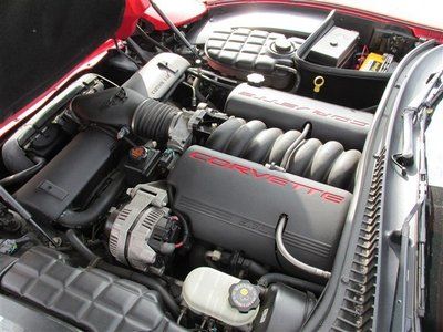 RED COUPE LOW MILES CHROME WHEELS LEATHER AUTO CLEAN TITLE FINANCE GLASS TOP AC, image 30