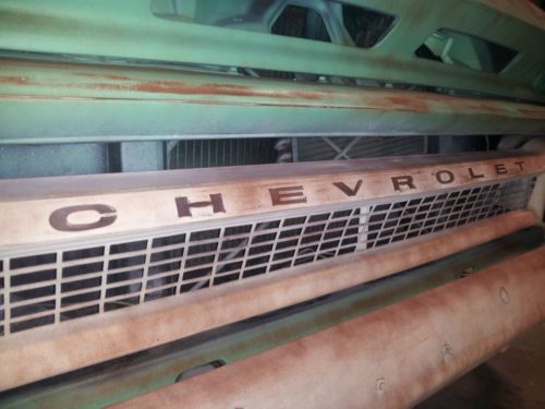 1964 Chevy C10 Bagged Chopped Patina Shop Truck Lowered Air Ride Slammed, image 14