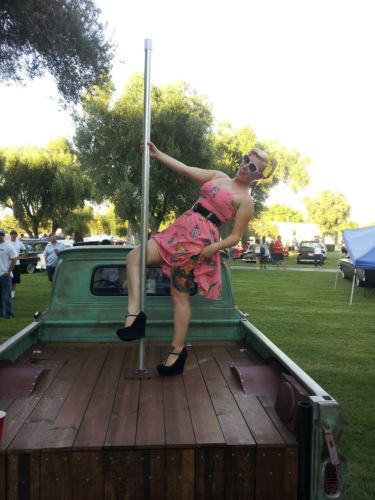 1964 Chevy C10 Bagged Chopped Patina Shop Truck Lowered Air Ride Slammed, image 17