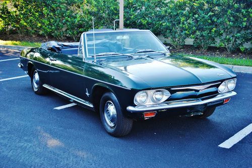 Small project 1965 chevrolet corvair convertible being sold at no reserve sweet