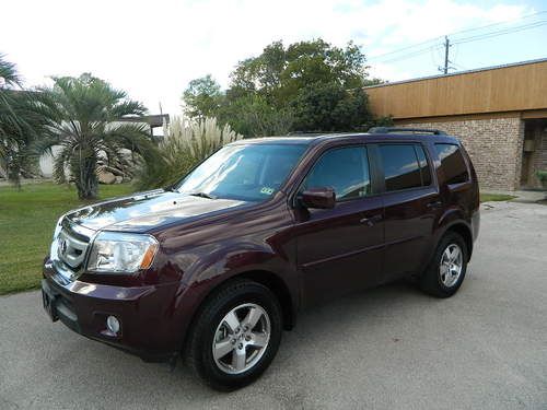 2011 honda pilot ex-l sport utility 4-door 3.5l cam leather 3rd row. free ship