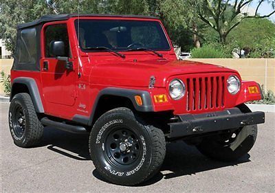 No reserve 2006 jeep wrangler x 6 spd manual 4x4 only 48k miles  az clean!!!!!!!