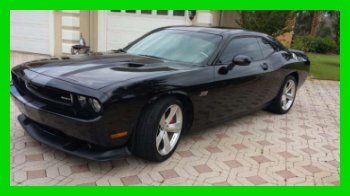 2011 dodge challenger srt8 6.4l v8 16v manual rwd coupe premium black florida