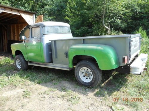 '56 pickup 1956 dodge job rated rat rod 4 wheel drive 4 speed on the floor