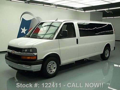 2012 chevy express 3500 lt ext 15-pass van 6.0l v8 39k texas direct auto