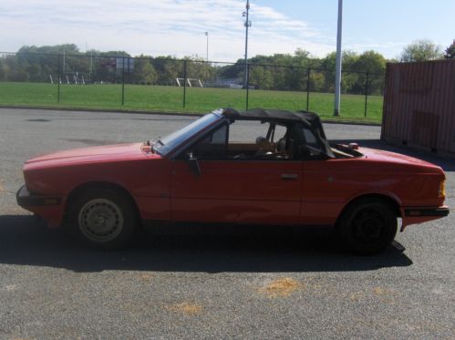 1987 maserati spyder convertible