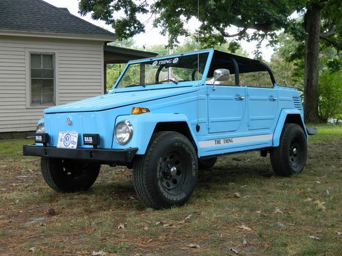 ( restored ) 1973 vw thing - ( beach ride!! ) *fun to drive*