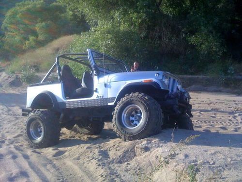 Jeep cj7 fast &amp; loud 5.9 v8 amc 360 custom   lifted  offroad clean title