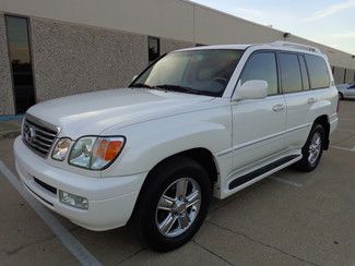 2007 lexus lx470 4x4 crystal pearl-navigation-moonroof-one owner