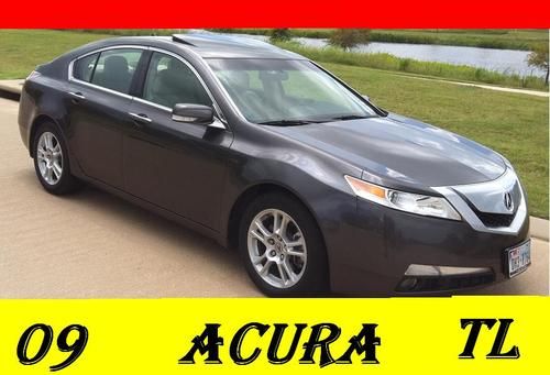 2009 acura tl sedan 4-door 3.5l technology package nav htd leather xenon camera