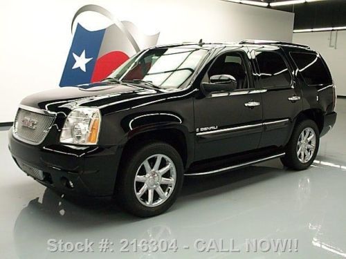 2007 gmc yukon denali awd nav rear cam 20&#034; wheels 73k texas direct auto