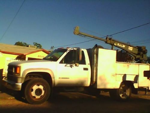 1995 chev 3500 service truck crane