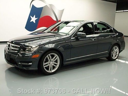 2013 mercedes-benz c250 sport turbocharged sunroof 13k texas direct auto