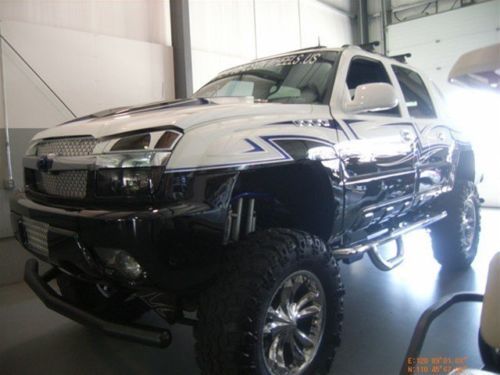 5.3l cd 4x4 custom design lift after market leather chrome sunroof