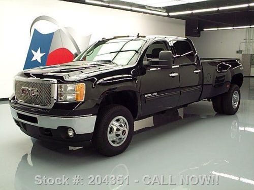 2011 gmc sierra 3500hd crew 4x4 diesel drw nav dvd 43k! texas direct auto