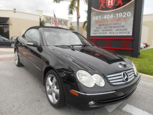 04 clk 320 convt clean autocheck one owner low miles priced to  sell