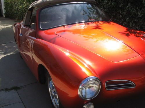 1966 volkswagon convertible vw karmann ghia