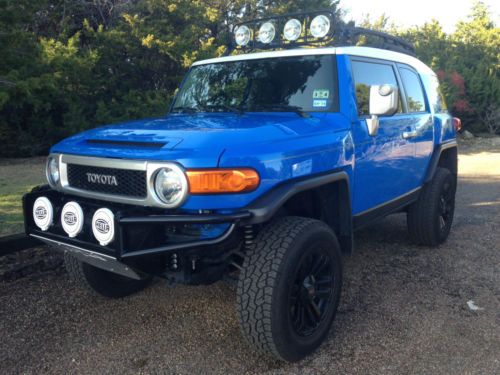 2007 toyota fj cruiser lifted procomp all terrains n-fab baja prerunner