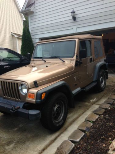 2000 jeep wrangler se sport utility 2-door 2.5l