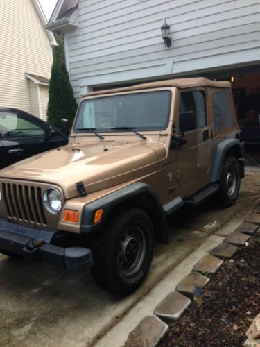 2000 jeep wrangler se sport utility 2-door 2.5l