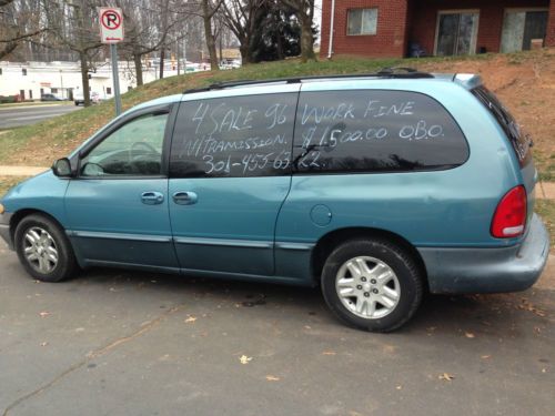 96 dodge grand cavaran with new transmission