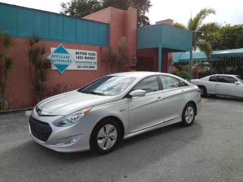 2013 hyundai sonata hybrid - silver, low miles! one owner, clean carfax