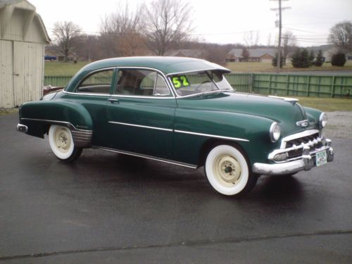 1952 chevrolet styline 2 dr coupe