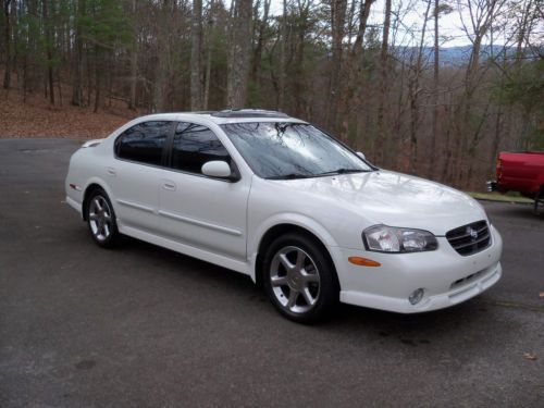 2001 nissan maxima 20th anniv edition peal white 62k miles