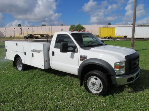 Mechanic special *bad diesel motor* 2008 f450 dually utility service truck
