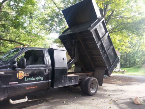 2004 ford f550 diesel dump truck lariat