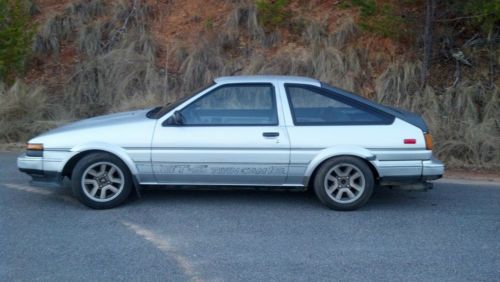 James&#039; legendary 1985 satellite silver corolla ae86 gt-s hatchback w/coilovers