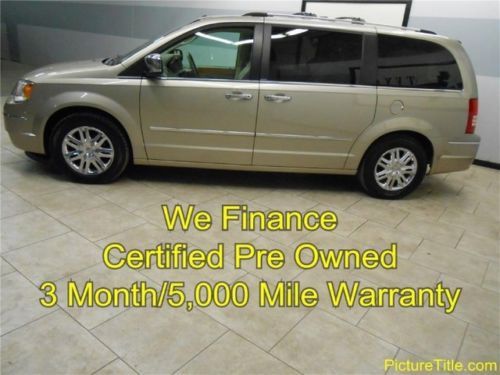 08 town &amp; country limited gps navi tv dvd leather power doors warranty finance