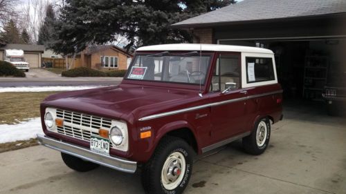 1971 ford bronco wagon sport utility 2-door 5.0l