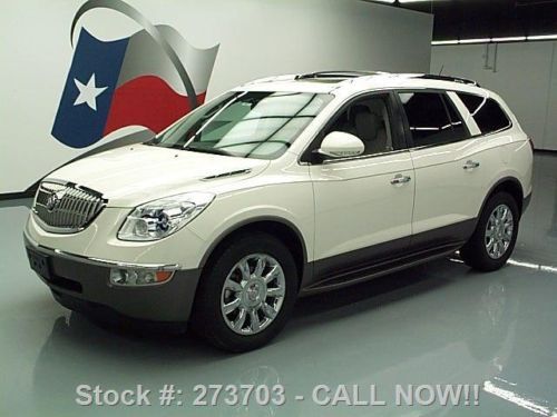 2011 buick enclave cxl dual sunroof nav dvd leather 36k texas direct auto
