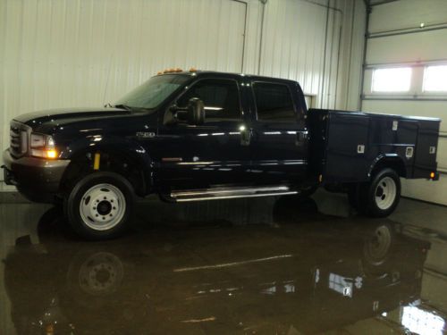 2004 ford f-450 crew cab, xl, superduty, diesel, 4wd, 6-sp manual, only 80k