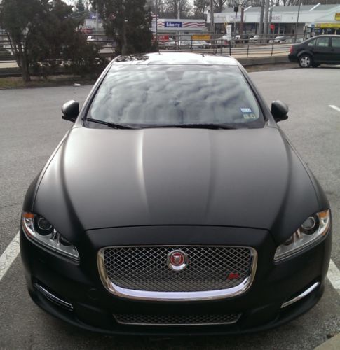 2011 jaguar xj matte black by 3m