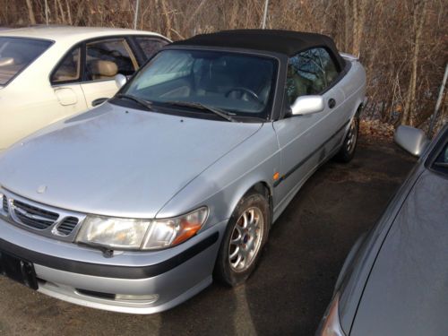 2000 saab 9-3 se turbo convertible 2-door 2.0l no reserve