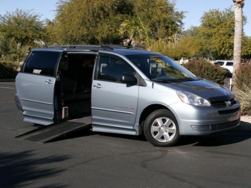 2006 toyota sienna le ims rampvan handicap wheelchair transfer seat hand control