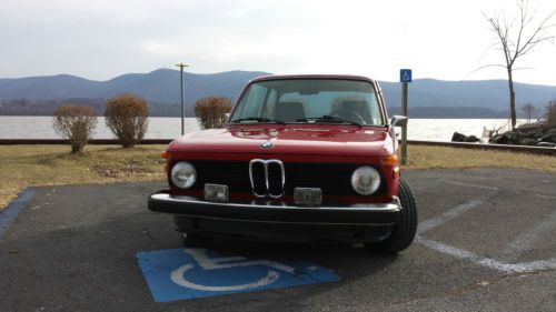 1976 BMW 2002 VERONA RED EXCELLENT CONDITION INSIDE & OUT!!!, image 3