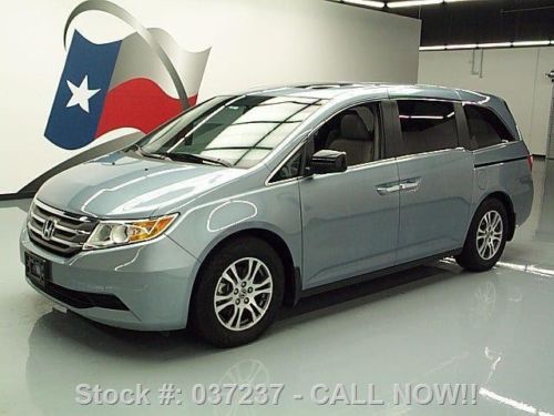 2012 honda odyssey ex-l sunroof leather rear cam 15k mi texas direct auto