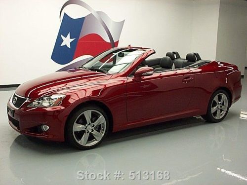 2010 lexus is250 hard top auto leather nav rear cam 33k texas direct auto