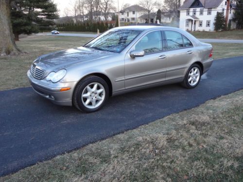 2003 mercedes-benz c240 4matic, all wheel drive, 65k, one owner, garaged, mint!