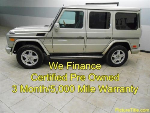 05 g500 awd g wagon gps navi tv dvd sunroof heat seat warranty we finance texas