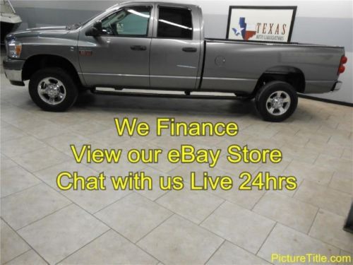 09 ram 3500 4x4 quad cab cummins diesel long bed srw we finance texas