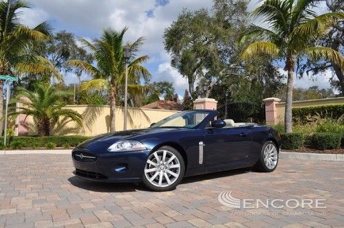 2007 jaguar xk convertible**navi**v8**xenon**htd seats**fla car