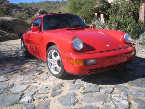 1991 porsche 911 carrera 2 sunroof coupe 2-door 3.6l tiptronic, original paint