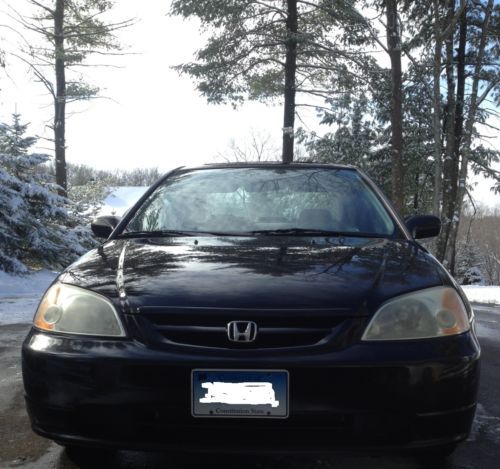 2001 Honda Civic EX 5 Speed Black, US $4,300.00, image 4