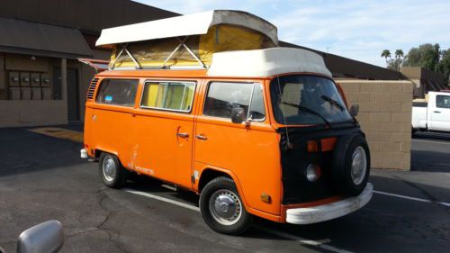 1975 riviera type2 camper bus van pop top campmobile new upholstery westfalia